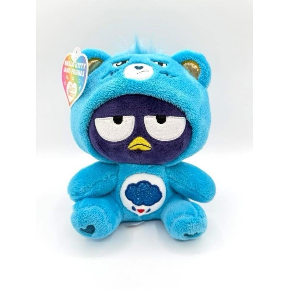 Sanrio Badtz-Maru Dressed As Care Grumpy Bear Plush, Blue Huggable NEW‎